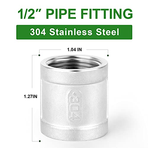 Snapklik.com : TAISHER 10PCS 304 Stainless Steel Cast Pipe Fitting