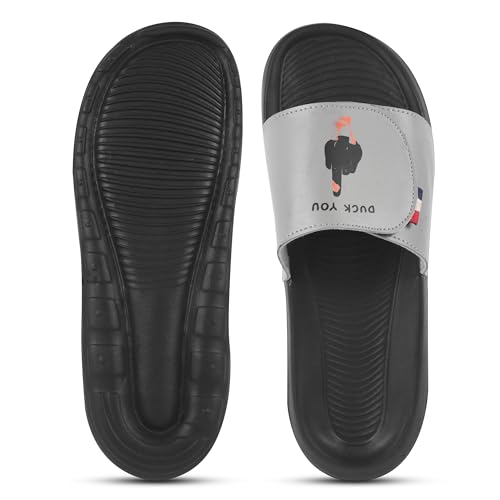 Image of PERY-PAO Sliders for Men | Lightweight EVA Sole & Comfortable Slippers | Flip-Flops & Chappals for Everyday Use