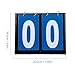 GOOHOCHY Score Flipper Basketball Scoreboard Portable Double-Sided Match Scoreboard for Sports Outdoor Activities Clear Readable Numbers for Basketball Volleyball Table Tennis