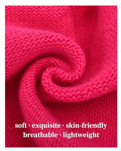 Image of jaxmonoy Cashmere Slouchy Knit Beanie Hat for Women Winter Soft Warm Ladies Wool Knitted Skull Beanies Cap