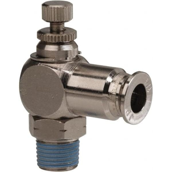 PROSOURCE 1/8" Male NPT x 1/4" Tube OD Tamper Resistant Valve (Pack of