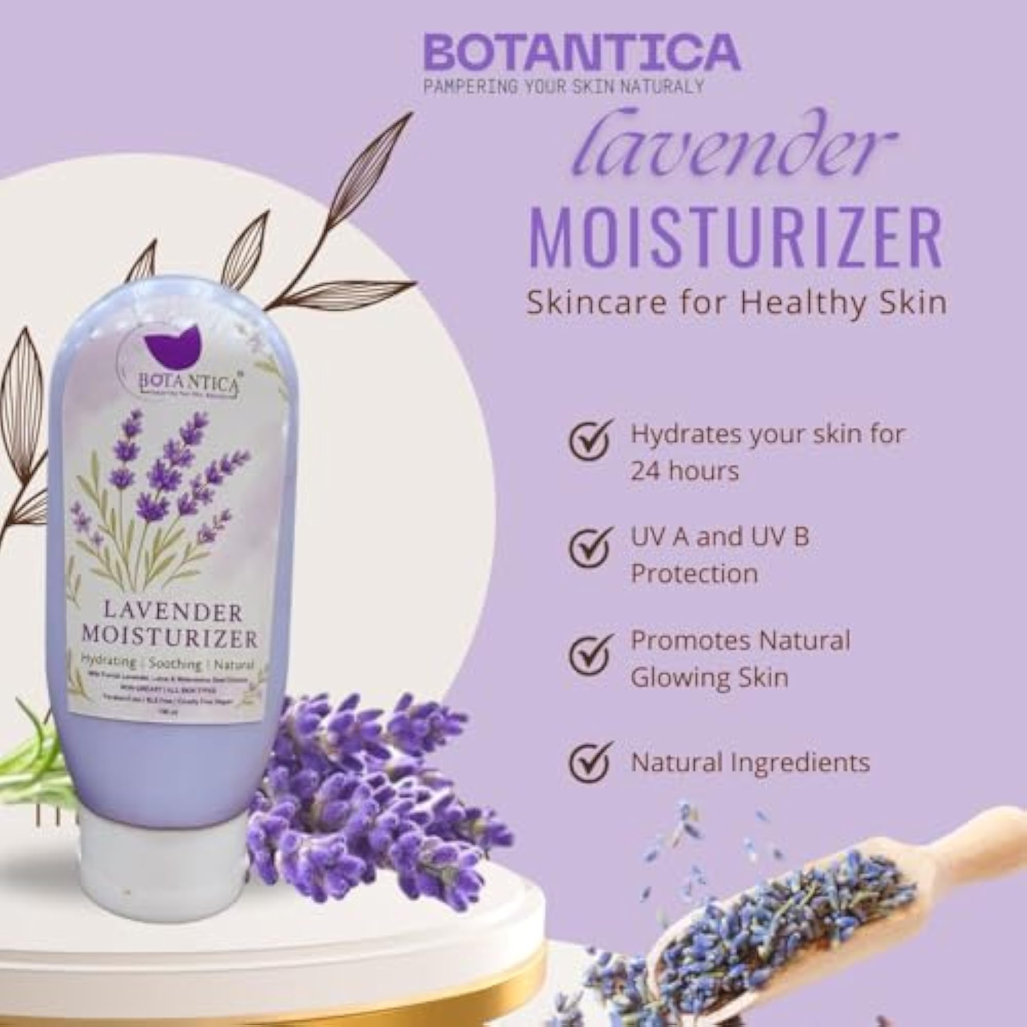Lavender Moisturizing Body Lotion with Germ Shield