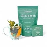 Clear Within Skin Detox Tea – 6 Natural Ingredients for Glowing Skin, Supports Digestion & Gut Health, Promotes Relaxation, Detoxifies Naturally