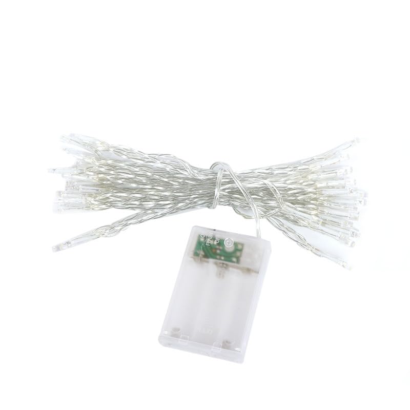 20/40/80LEDs AA pilas LED cadena luces para Navidad guirnalda fiesta boda decoración Navidad intermitente hada