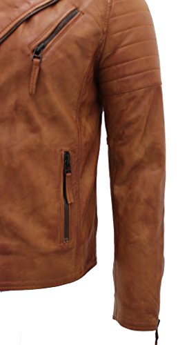 Infinity Croce abbronzarsi Zip Brando Pelle Chiodo...