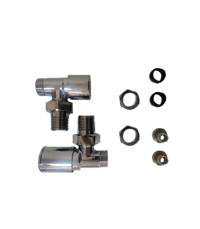 Kit valve chromée facula pour sécuriser l'alimentation en eau de la maison