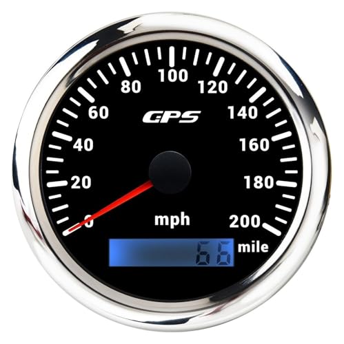 I[goCsvQ[W 85mm GPS Xs[h[^[ Q[W Aeit 7FobNCg 60KMH sv  {[g bgp 12V24V(0-200MPH BS)