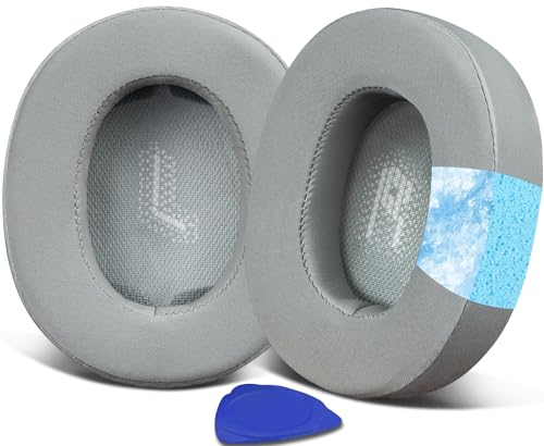 SOULWIT Cooling Gel Replacement Earpads for JBL E55BT(E55 BT) Over-Ear Wireless Headphones