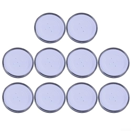 Set de cajas transparentes para monedas con 10 cápsulas de 70mm miniatura 3