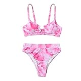 Damen Badeanzug Zweiteiliger Retro Sätze Bikinioberteil Badeanzug für Damen Sexy Swimsuit Strandmode Bademode Bikini Bademode Badebekleidung