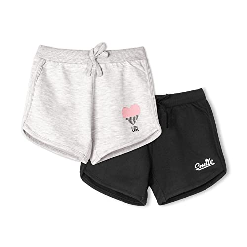 Image of Real Basics Premium Cotton Printed Shorts for Girls (Pack of 2)