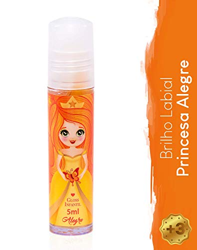 Gloss Infantil Alegre Hipoalergênico, Magia De Princesa, Alegre