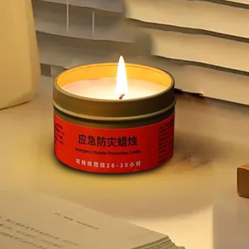 10 Stück Notfall-Kerzen, Überlebenskerzen, lange brennende Notfälle, für Wandern, Camping, Katastrophe, Outdoor, Heimzelt, tropfenlos, kompakt und tragbar – Bild 3