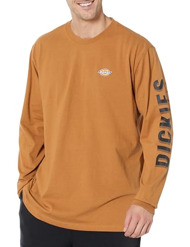 T-Shirt Dickies M LS Logo Graphic Tee pour le Week-end et l'Atelier