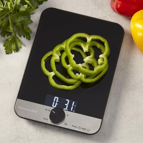 Kitchenaid 77784035474 Kq908 Glass Surface 11 Pound Capacity Digital Kitchen And Food Scale thumb #2
