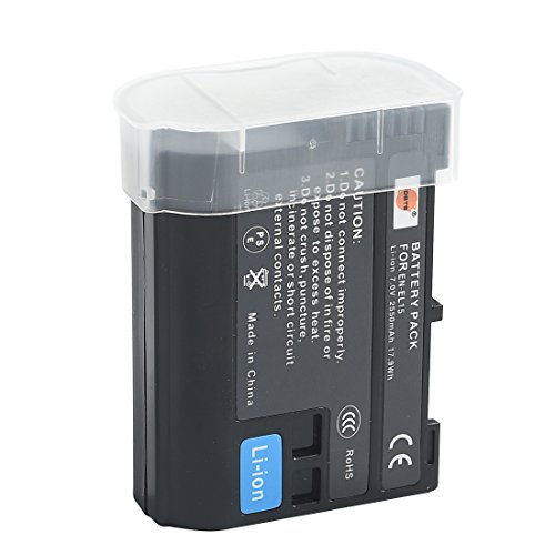 DSTE Electron EN-EL15 ENEL15 Li-ion Battery Compatible with Nikon Z6 Z7 D7200 D7100 D750 D7000 D810 D750 D800E D810A D800