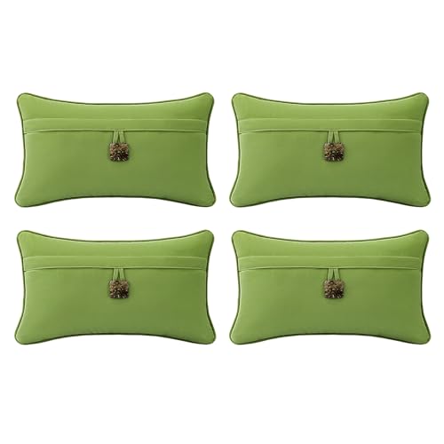 Outdoor Sunbrella decorative pillows set (4) 20x12