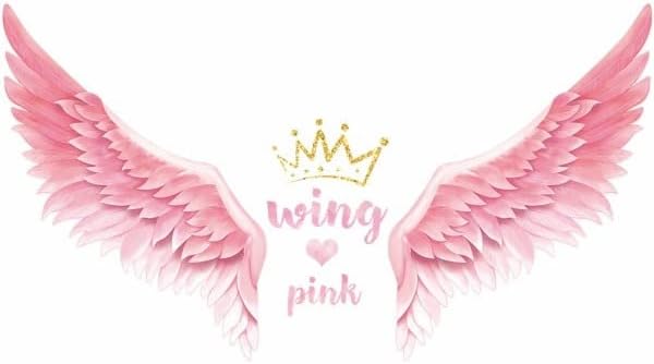 Amazon Co Jp ウォールステッカー おしゃれ 子供部屋 羽根 英字 英語 カフェ モダン かわいい 女の子 羽 鳥 誕生日 ハート アメリカン 記念日 プリンセス 壁紙 シール 翼 大冠 冠 インテリア 窓 バースデー パーティー 壁飾り 雑貨 Pink 子ども部屋 ピンク