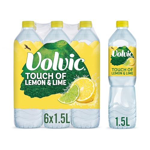 Volvic Touch of Fruit Lemon & Lime Still Flavoured Water Multipack 6x1.5L