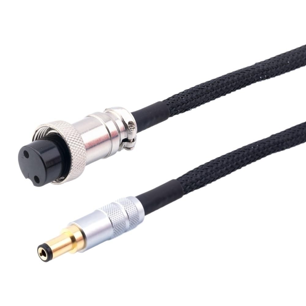 Amazon | DWCGSG Hifi OCC シルバーメッキ DC 電源ケーブル GX16-2