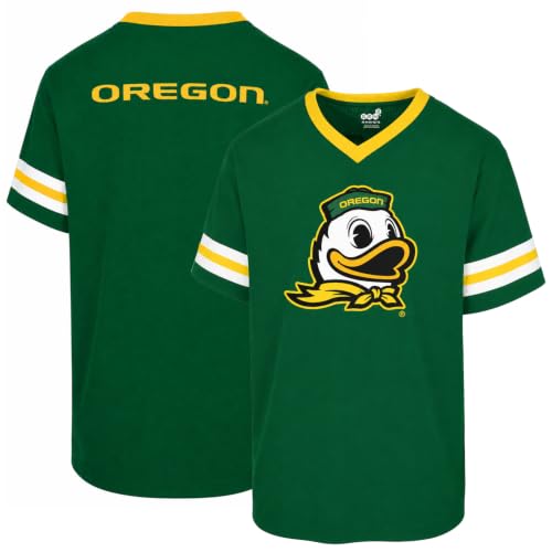 NCAA Kids Youth 4-20 Official Game Day Team Jersey (US, Numeric, 14, 16, Regular, Oregon Ducks - Green, Oregon Ducks)