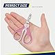WePet Haustier-Nagelschere (U07.1), Professionelle Krallenschere, Gebogene Schere speziell für Katzen, Kätzchen, Hunde, Welpen, Kleintiere, Weiß/Thulian Pink
