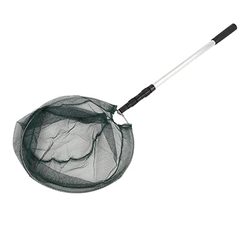Filet de pêche en alliage d'aluminium pliable avec poignée télescopique portable