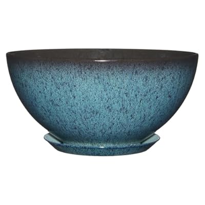 Classic Home and Garden Premiere Collection Planter, Rosie 10", Indigo Speckle