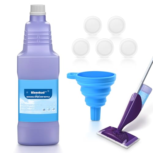 Bisenkud Refillable Bottle for Swiffer® Wet Jet™ Mop - 1250ml
