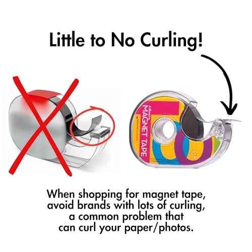 image for Dowling Magnets Adhesive Magnet Tape, 1 roll (25 ft x .75 in) in Dispe