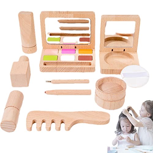 Juegos de maquillaje de madera educativos para regalar a niños de 3 a 8 años