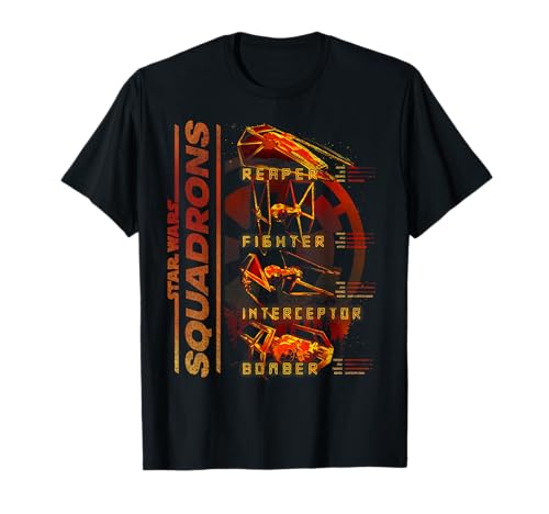 T-shirt Star Wars Squadrons Imperial Ships le cadeau parfait pour un joueur passionné