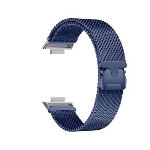 [LOKLNEYK] �~���j�X���^�������O�o���h�ɓK������Huawei Watch Fit 3 2 1�����o���h(Dark blue,For huawei fit 3)