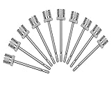 JIASHA Ballpumpe nadeln Edelstahl, 10er Pack - Ideal für fußball, Basketball, Volleyball und andere sportbälleau.
