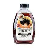 KEEZ BEEZ 100% Natural Raw Black Honey – Wildflower 32 fl oz (2 lb) in Squeeze Bottle – Organic, Non-GMO, Kosher Certified, Bulk Family Size, Perfect for Recipes and Baking
