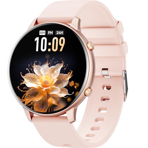 Smart Watch (Answer/Make Calls), 1.39" Smart Watch for Men Women with Heart Rate/Sleep/SpO2/Stress Monitor, 100+ Sports Modes, IP68 Waterproof Fitness Watch for Android iOS