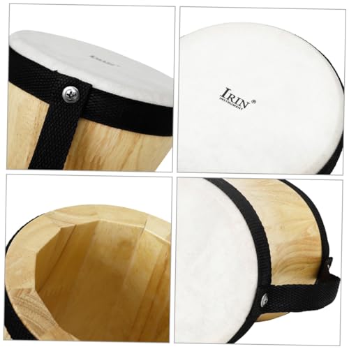 Vaguelly Tambor de percussão, tambor com martelo, instrumento musical de madeira, tambor de mão, bas