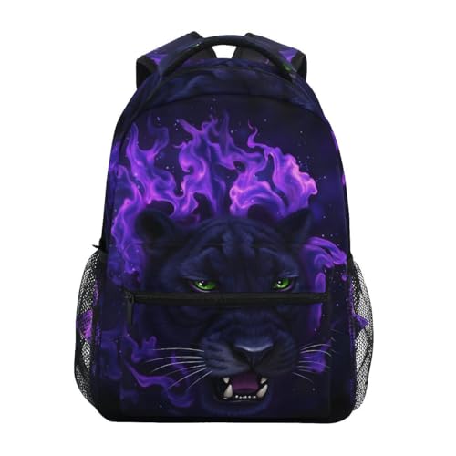 Mochila escolar Roaring Panther mochila de viagem mochila para meninos e estudantes, Laptop, Pattern 4, One Size