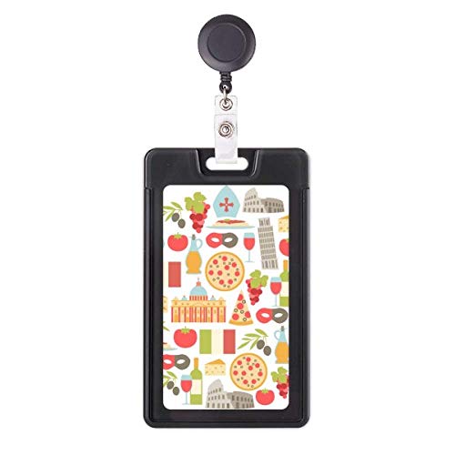 Porte-badge rétractable Tour de Pise idée cadeau originale bureau