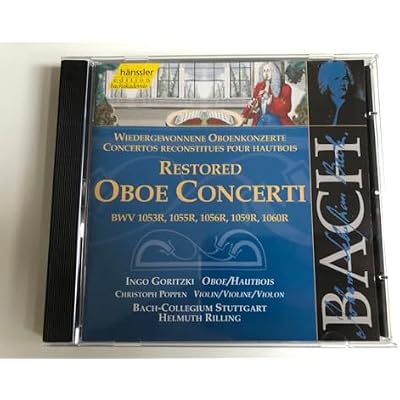 Bach: Restored Oboe Concerti (Edition Bachakademie Vol 131) /Goritzki &middot; Poppen &middot; Rilling