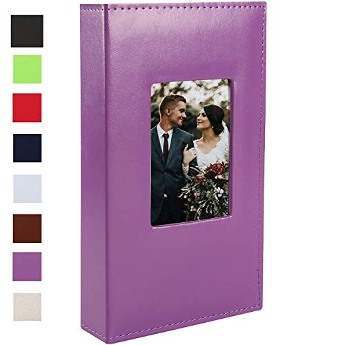 Vienrose Extra Large Leather Photo Album - Holds 300 4x6 Photos - Perfect for Family, Wedding, Anniversary, and Baby Pictures