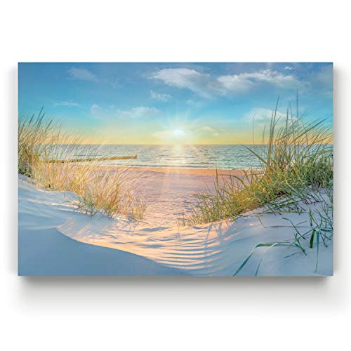 Renditions Gallery Landscape Colorful Ocean Forest Gallery Wall Art Canvas Artwork Giclee Print For Home Decorations Ready To Hang, 24X36, Waiting For Me, Azv-Wc17-Ihlandscape73-R #TOP4