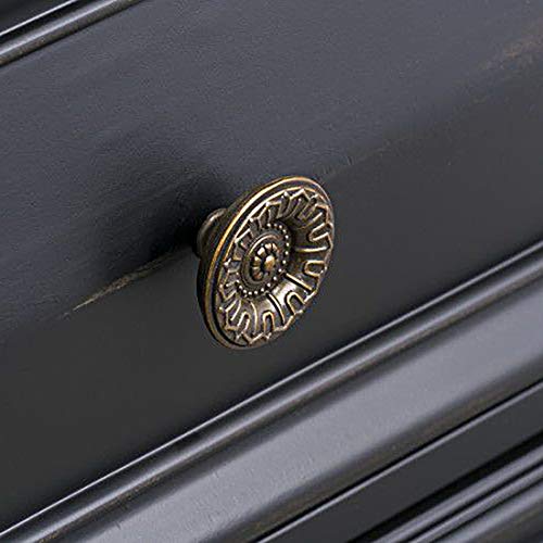 Roundhill Furniture Renova Vintage Black 5-Drawer Chest by Roundhill Furniture - Used condition - Image 5