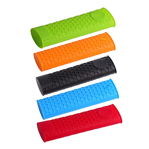 Mango de agarradera de silicona protector para fundas de sartenes y ollas, 8 piezas 5