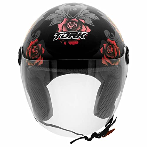 Pro Tork Capacete New Liberty Three Flowers Brilhante