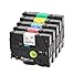 Produktbild 5x Schriftband für Brother TZe-221-721 9mm breit x 8m Länge kompatibel zu TZe-221 / 421 / 521 / 621 / 721 für Brother P-Touch 1000W 1830 2730 D200 7100 2100 2030 1830 7600 VP 2430 1230 9700 PC 1090 2470 1290 1010 1080 1830 E100 P700 H75S H105
