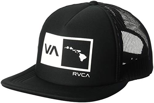 RVCA Islands Balance Box Trucker Hat Black 1SZ