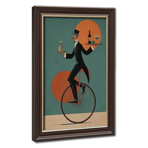 Poster monocycle sur toile 50x75 cm pour votre décoration salon
