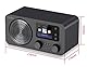 Inscabin D7 Internet DAB/DAB+ Digitalradio, Internetradio/Digitalradio mit Spotify Connect und Bluetooth (Black)