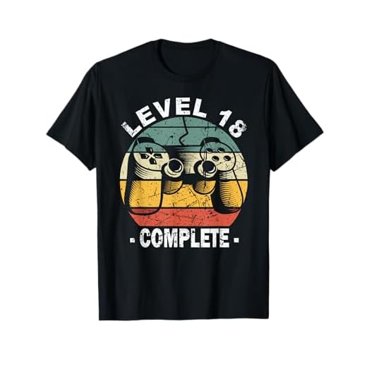 Regalo de cumpleaños número Birthday Level 18 Complete Camiseta